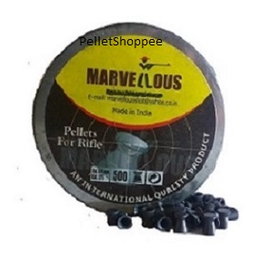 marvellous shot flat head-airgun pellets-0.177 cal/4.5mm