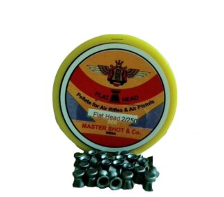 Master shot- Flat head- 0.22 Cal/5.5mm-airgun pellets